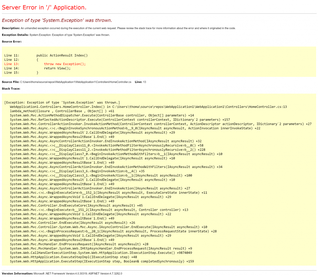  How To Fix Server Error In Application In ASP NET ASP NET Hosting 