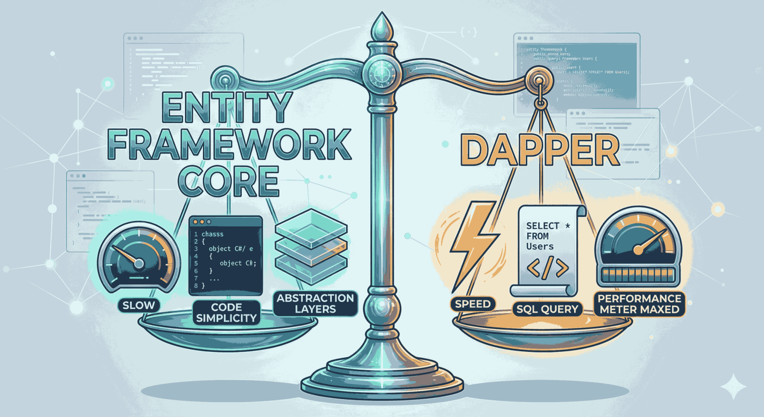 Performance Dapper Entity Framework Core vs Dapper: The Ultimate Productivity vs ...